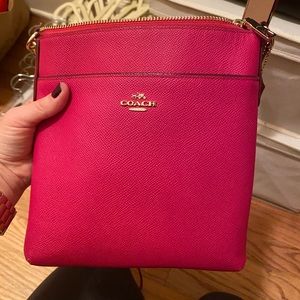 Coach crossbody bag - hot pink - excellent condition